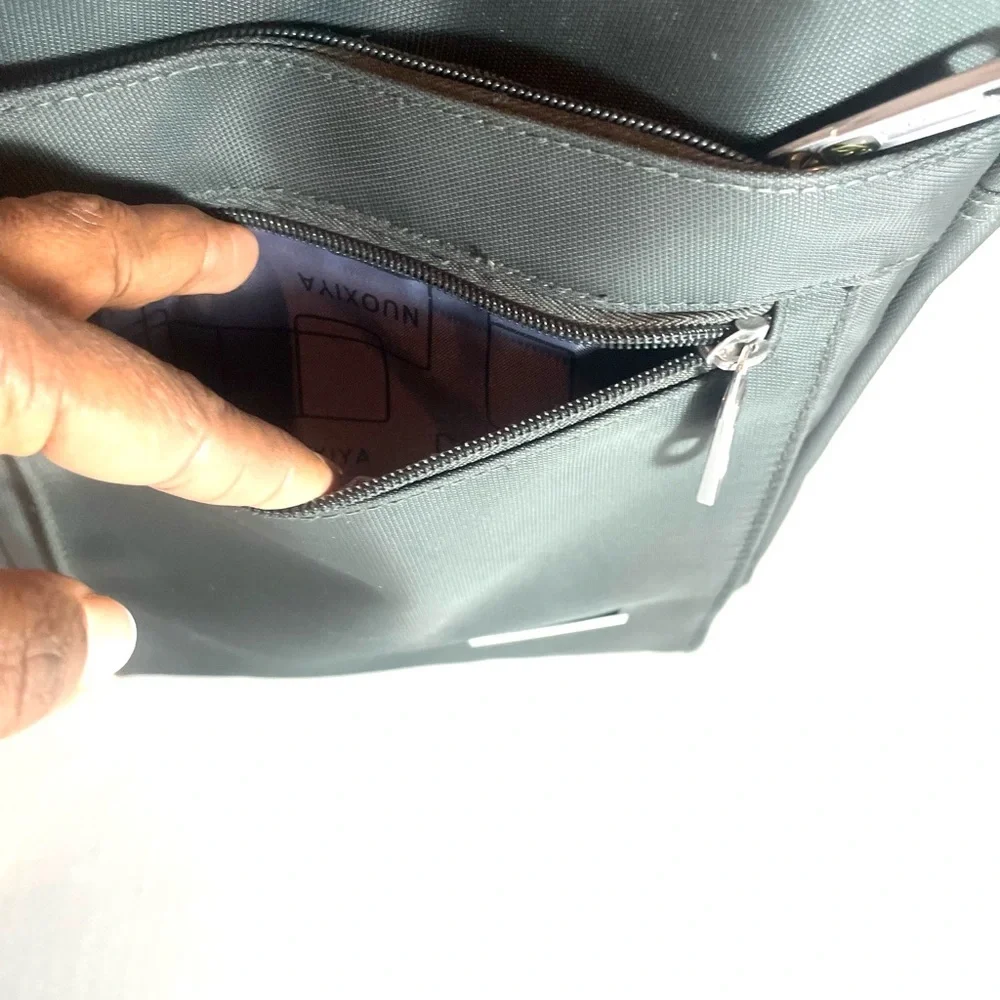 Nuoxiya Men Nylon Shoulder/Crossbody/Travel Bag Waterproof Casual Everyday